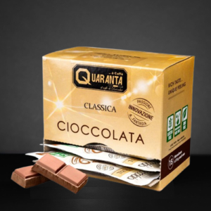 Trinkschokolade – Klassische Schokolade (15 Beutel à 30 g) | Quaranta Caffè
