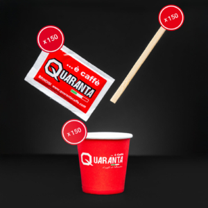 Quaranta Kaffee-Tasting-Set – Komplettset mit 450 Teilen