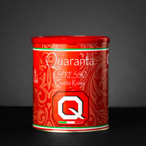 Gemahlener Kaffee – Qualità Rossa (250g, für Mokkakanne) | Quaranta Caffè